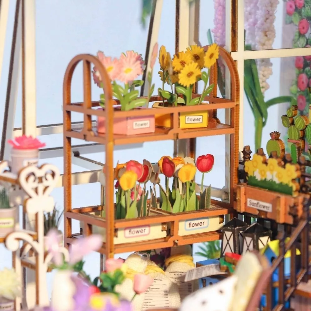 Kit Book nook - Serre et fleurs