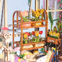 Kit Book nook - Serre et fleurs