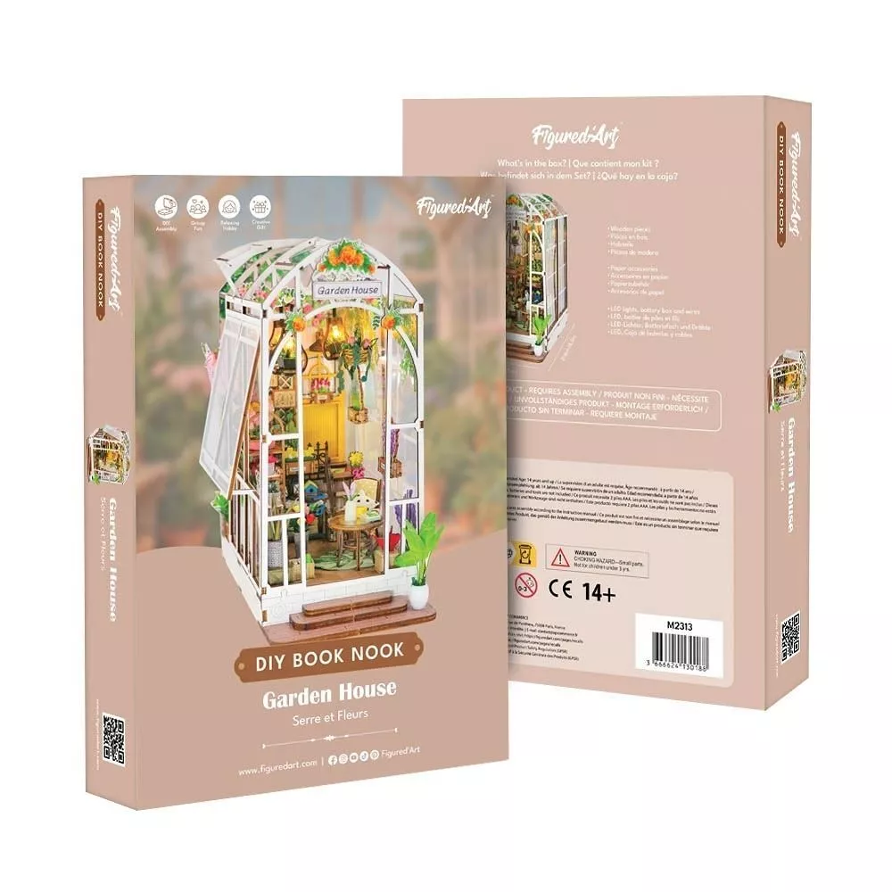 Kit Book nook - Serre et fleurs