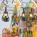 Kit Book nook - Serre et fleurs