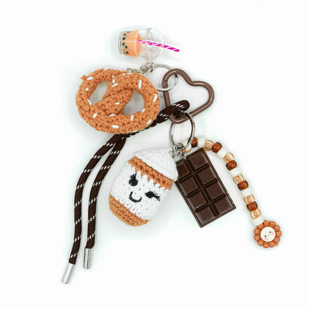 Kit crochet - My bag charms - Coffee time