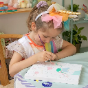 Kit Peinture par numéro - Petit pinceau Kids - Licorne et Piou