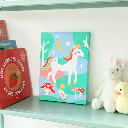 Kit Peinture par numéro - Petit pinceau Kids - Licorne et Piou