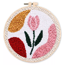 Kit Punch Needle - Tulipe prête à éclore