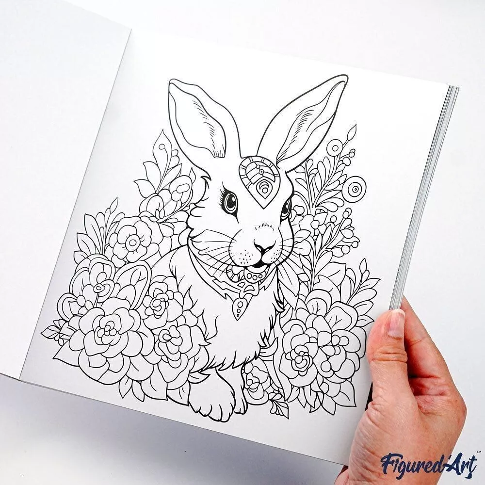 Livre de coloriage - L'univers des animaux (adulte)