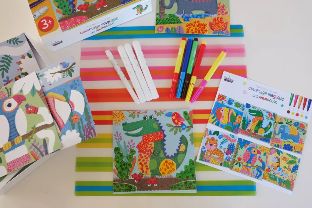 Kit Coloriage Magique - Les animocolo