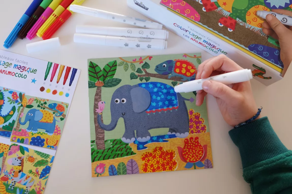 Kit Coloriage Magique - Les animocolo