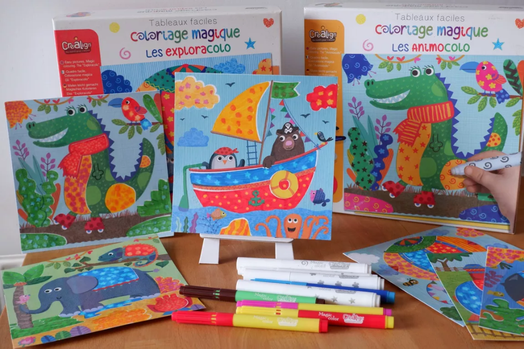 Kit Coloriage Magique - Les exploracolo