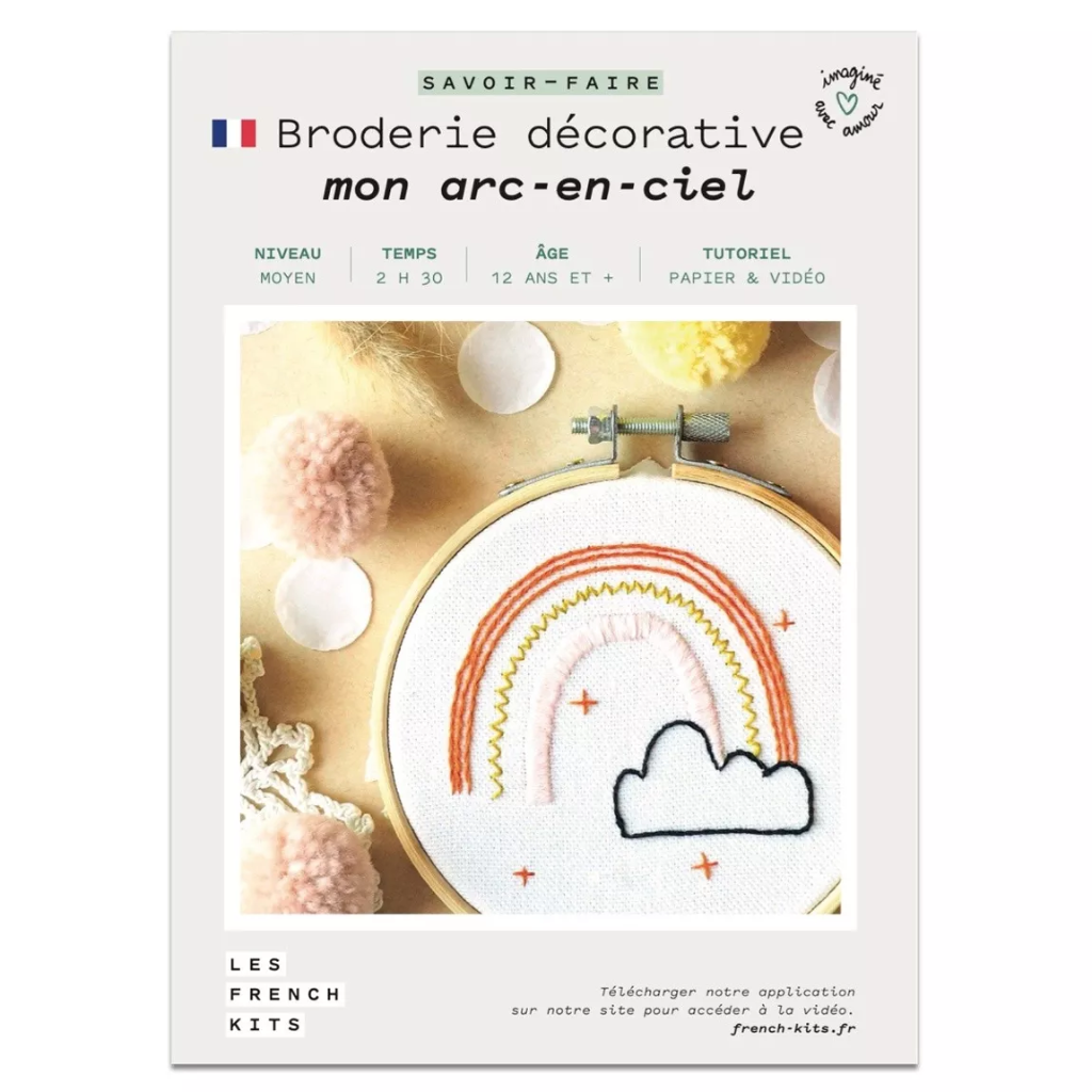 Kit Broderie - Arc-en-ciel