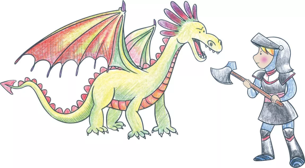 Personnages à tamponner - Chevaliers & dragons