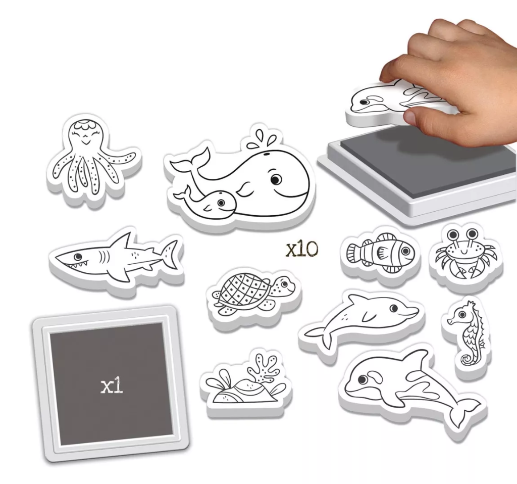 Personnages à tamponner - Mon petit océan