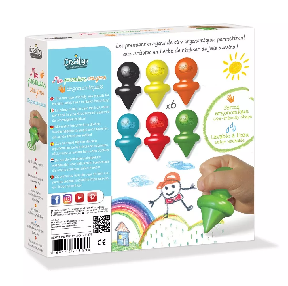 Mes premiers crayons ergonomiques