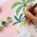 Coffret peinture au numéro - Bora Bora par Tania Garcia