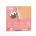 Pochette 40 feuilles Origami (20x20) - Fleuri Pastel 