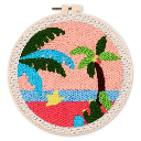 Kit Punch Needle - A la plage