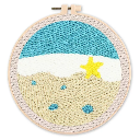 Kit Punch Needle - Etoile et mer