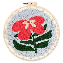 Kit Punch Needle - Hibiscus