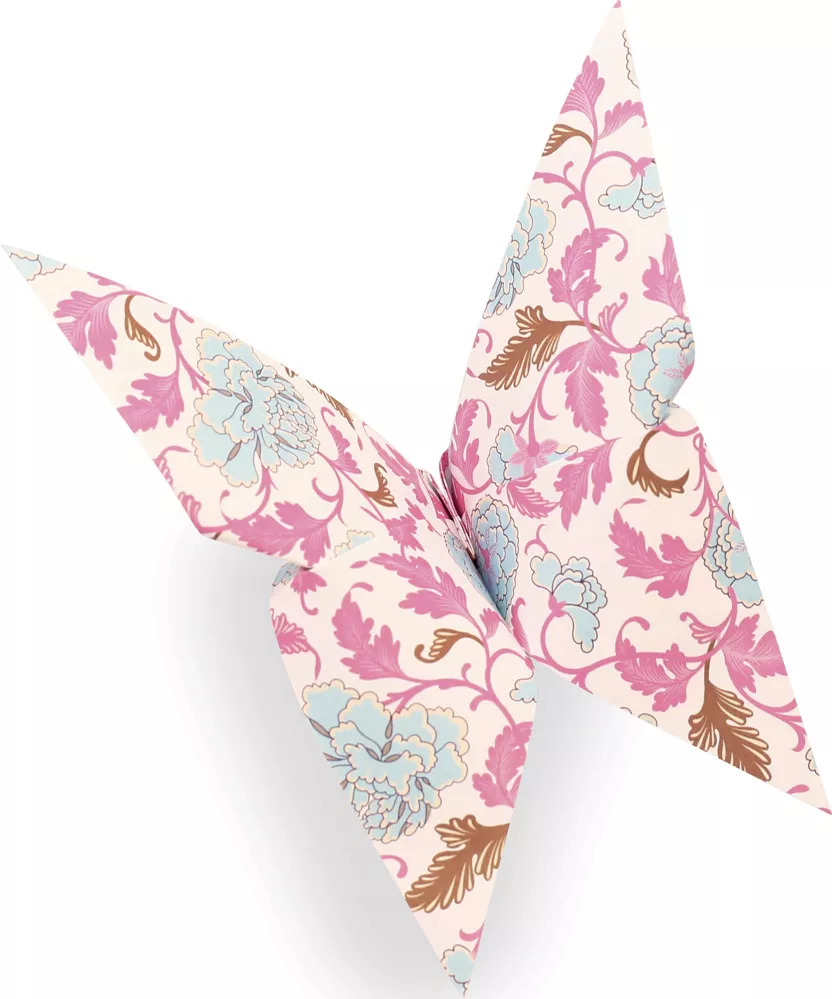 Pochette 40 feuilles Origami (20x20) - Papillons