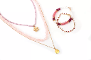 Kit bijoux - Eclat céleste aux doux reflets (Quartz)