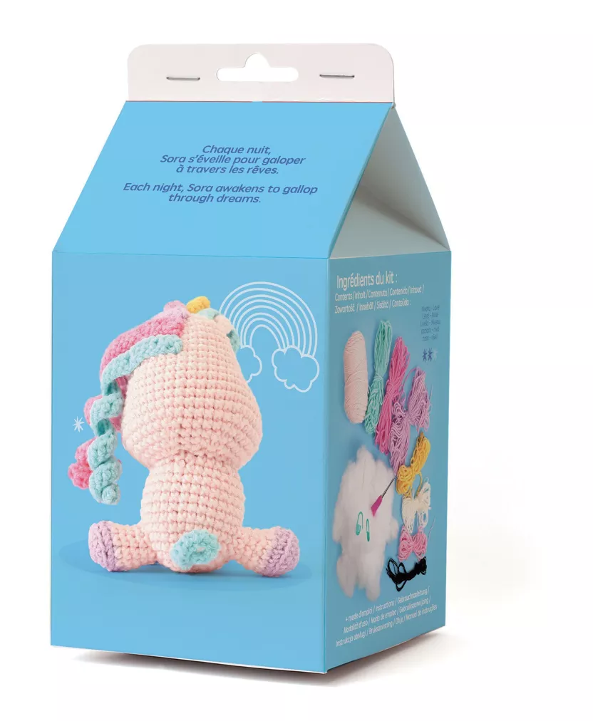 Kit amigurumi - Sora la licorne (minigurumi) 