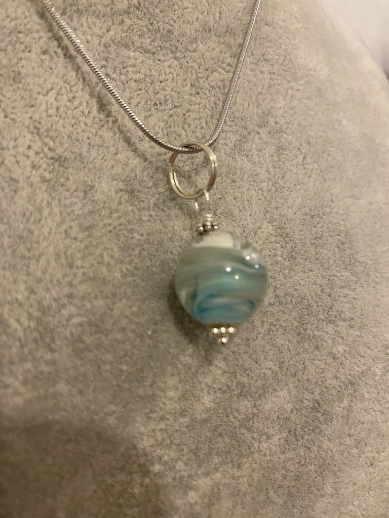 Collier boule - Turquoise 