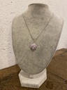 Collier boule - Rose