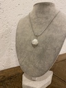 Collier boule - Blanc