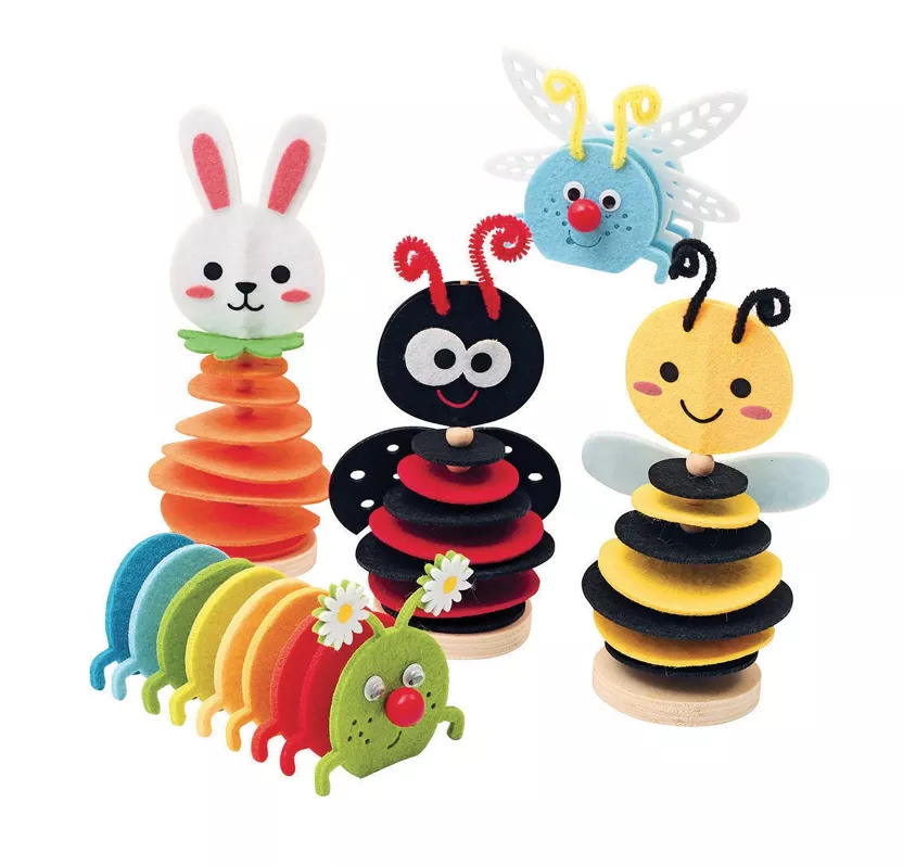 Kit Perles et feutrine - Animaux