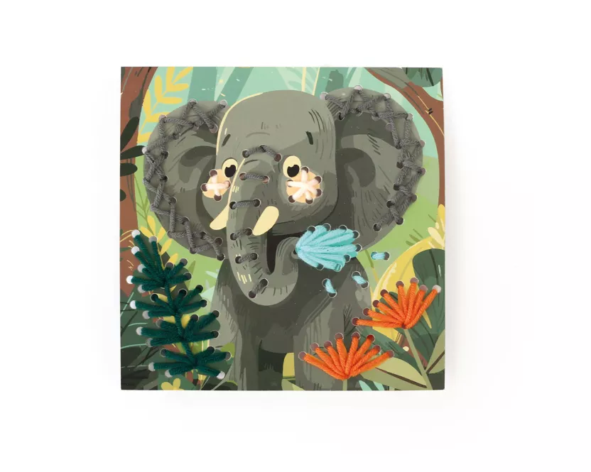 Cartes à broder - Jungle 