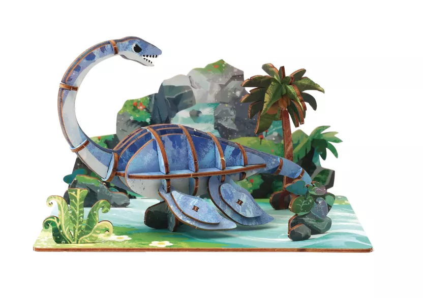 Maquette en bois 3D - Pléiosaure