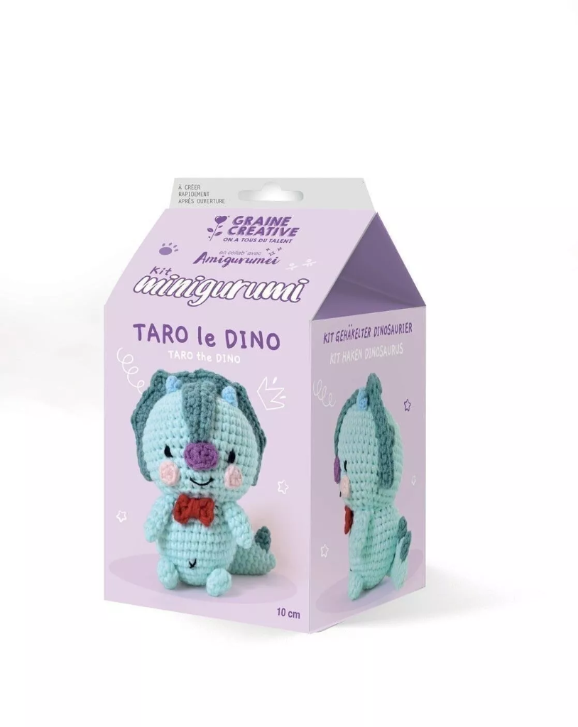 Kit amigurumi - Taro le dino (minigurumi)