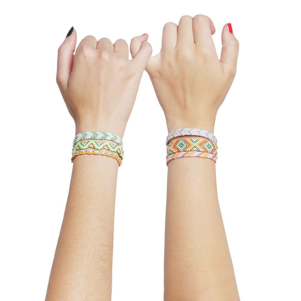 Kit bracelet de l'amitié - Neon mix coulours