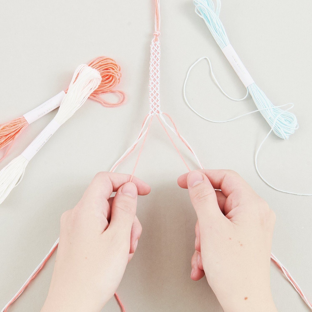 Kit bracelet de l'amitié - Pastel colours