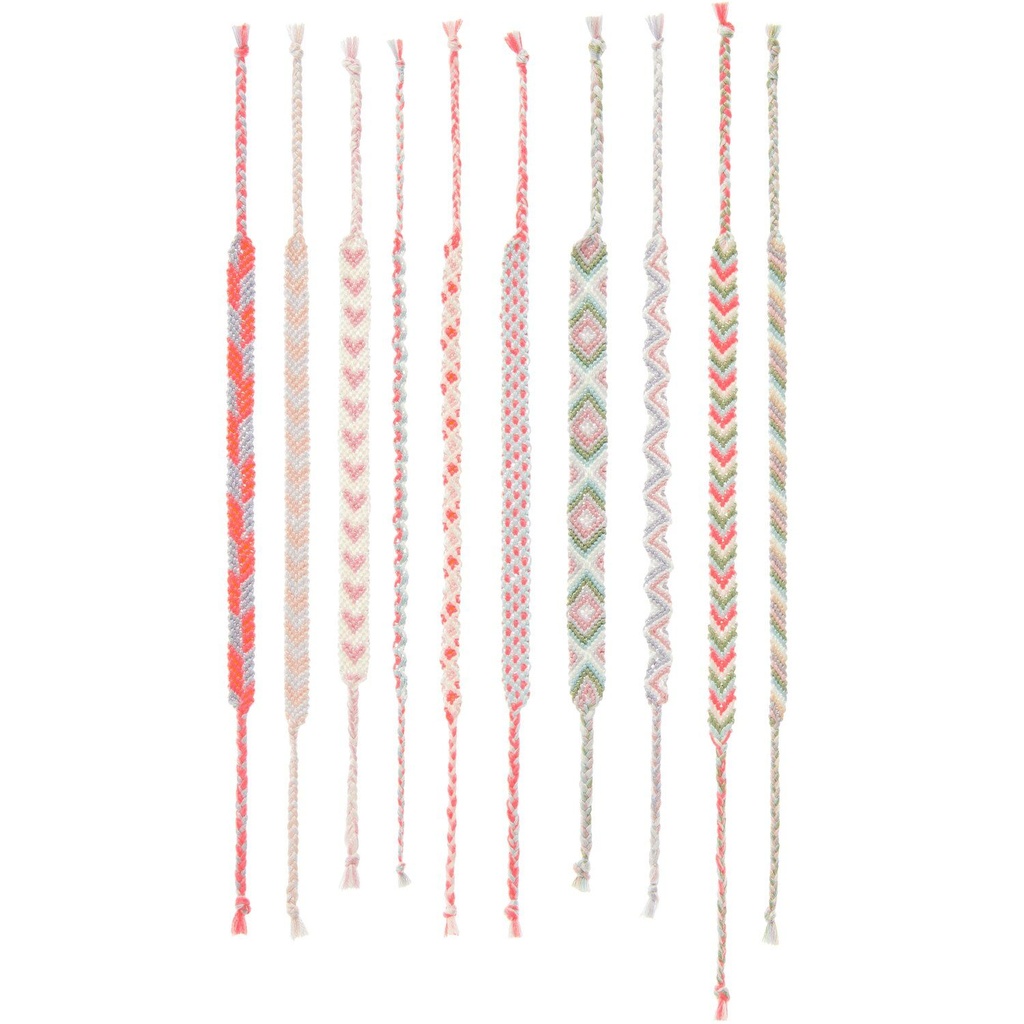 Kit bracelet de l'amitié - Pastel colours
