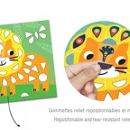 Kit Tableaux faciles - Gommettes repositionnables - Dans ma savane