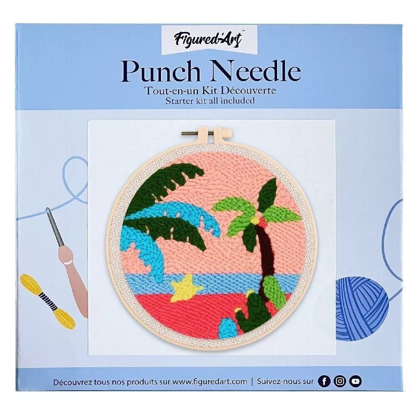Kit Punch Needle - A la plage