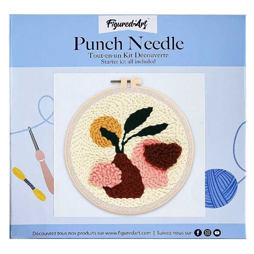 Kit Punch Needle - Vase