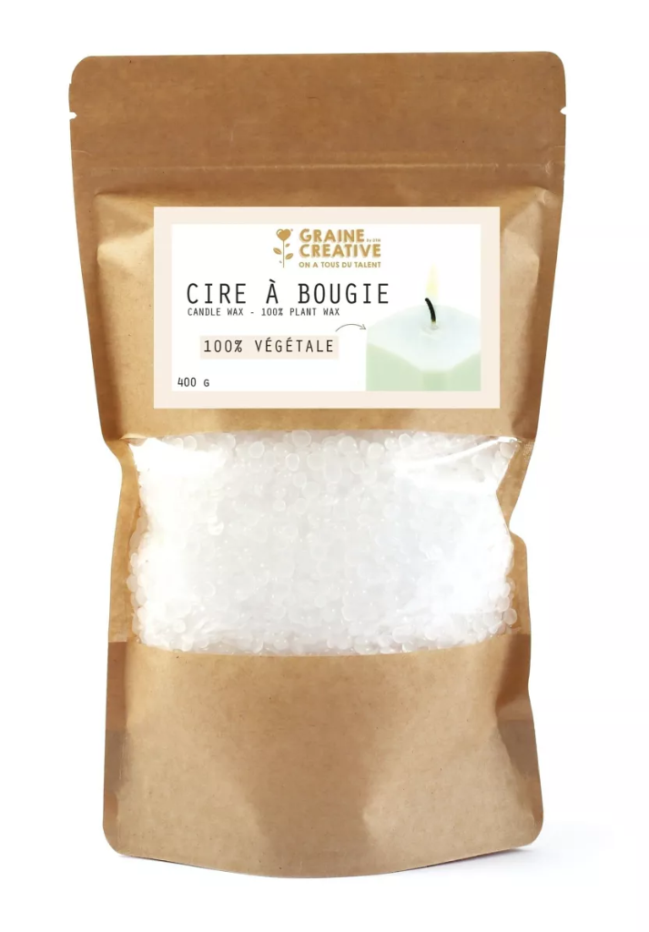 Cire à bougie végétale - 400g