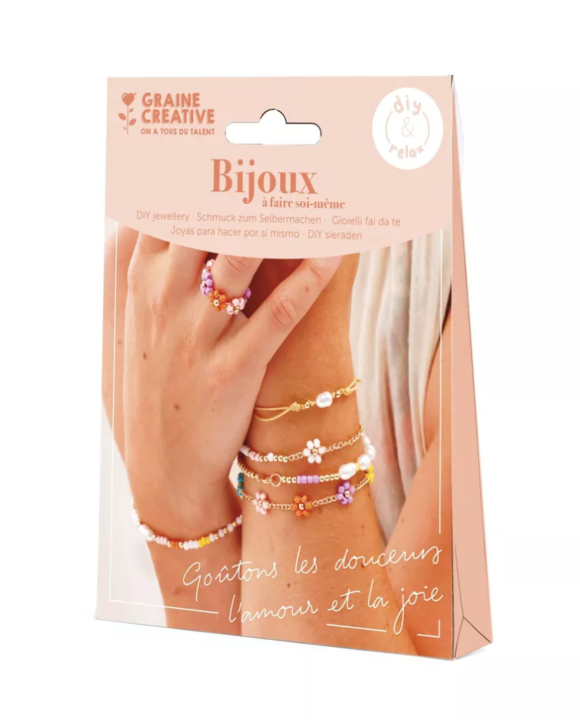 Kit bijoux - Goutons les douceurs l'amour et la joie (Perles et nacre)