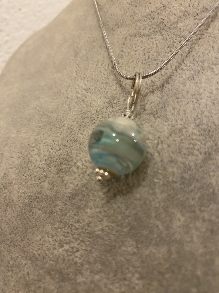 Collier boule - Turquoise 