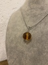 Collier boule - Miel