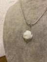 Collier boule - Blanc