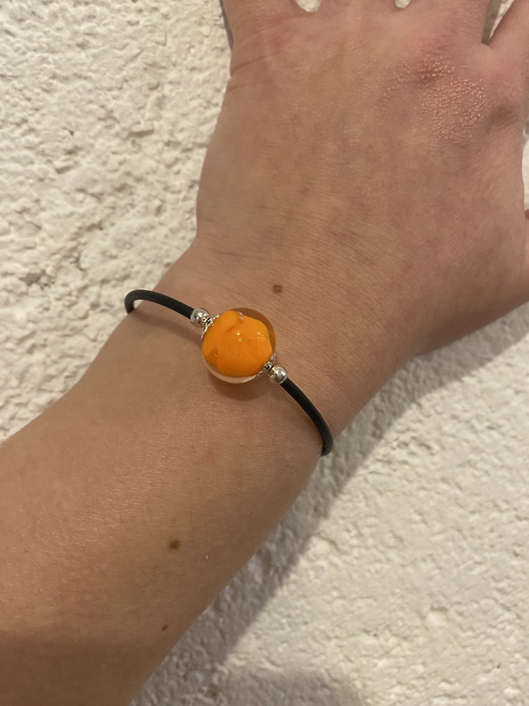 Bracelet boule - Orange