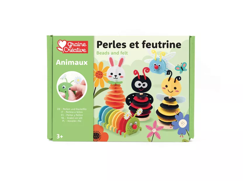 Perles et feutrine - Animaux