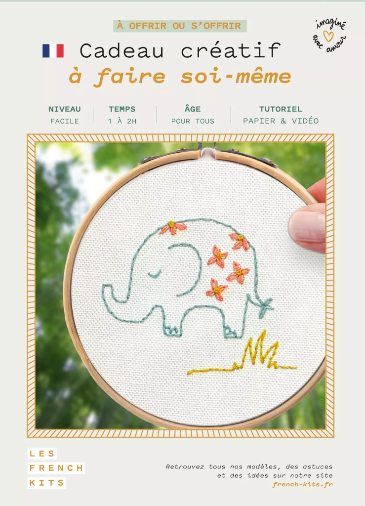 Kit Broderie - Eléphant