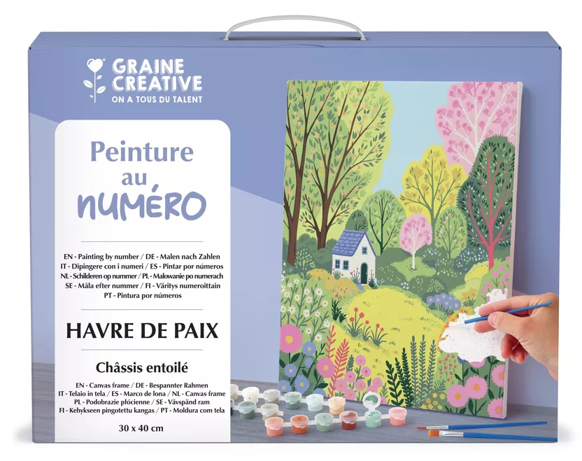 Coffret peinture au numéro - Havre de paix