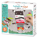 Kit Tableaux faciles - Portraits en relief - Animaux de la savane