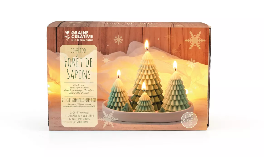 Bougie - Forêt de sapins