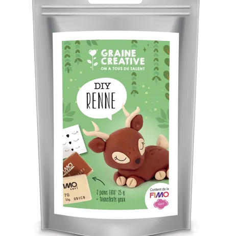 Kit Pâte Fimo - Renne