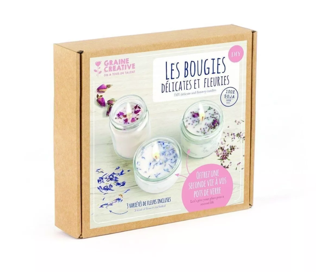 Kit bougies - Les bougies délicates et fleuries